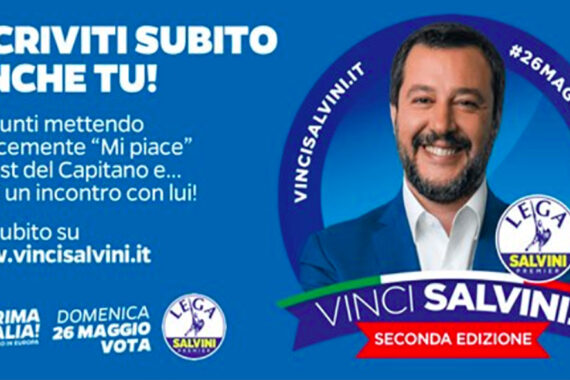 Vinci Salvini, torna il concorso ridicolo che fa rischiare la vostra privacy