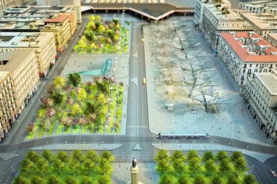 Napoli, inaugurata la nuova Piazza Garibaldi: ma quanto durerà?