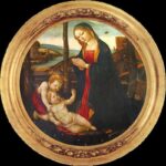 Ufo dietro dipinto della Madonna col Bambino e San Giovannino? L'immagine inquietante