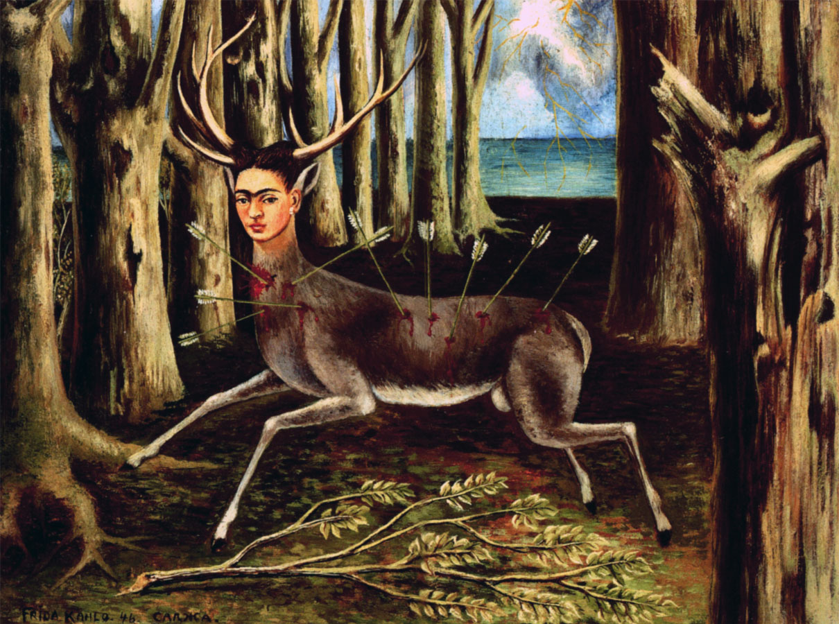 Injured deer Frida Kahlo