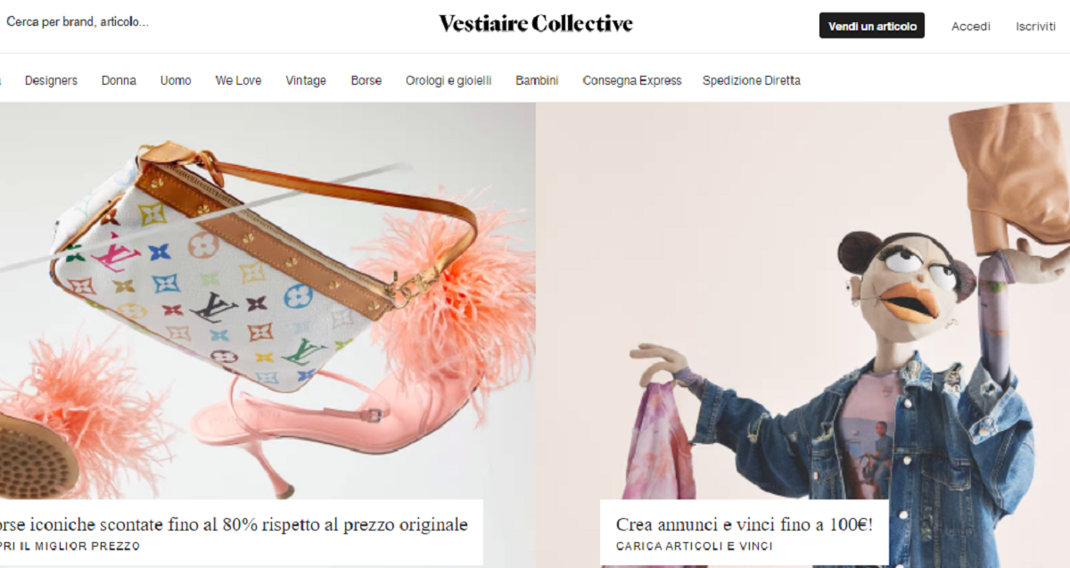 Vestiaire Collective: app per comprare abiti e accessori firmati usati