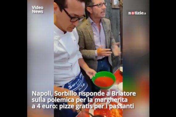 Sorbillo, Borrelli e Briatore…che pizza!