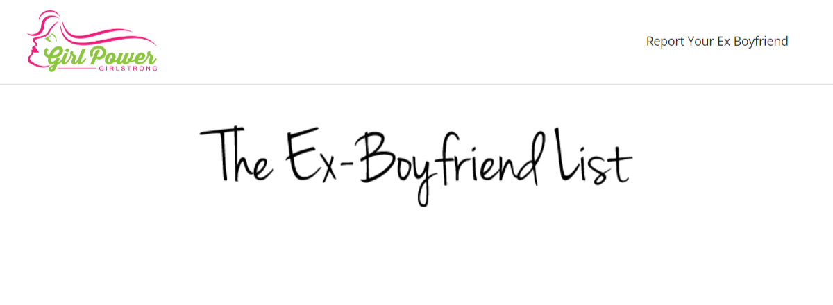 The Ex-Boyfriend List, il sito per denigrare i propri ex