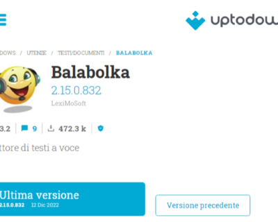 Miglior sintetizzatore vocale gratuito e semplice: Balabolka
