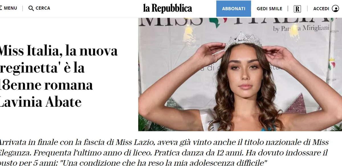 Il Politically correct ha affossato pure Miss Italia