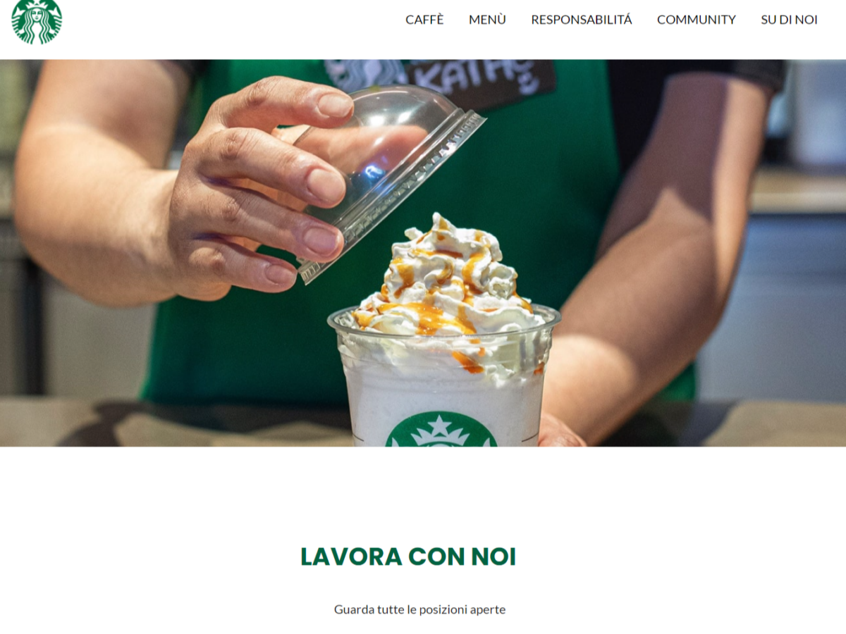 Starbucks apre in Campania, a La Reggia Outlet: come candidarsi 