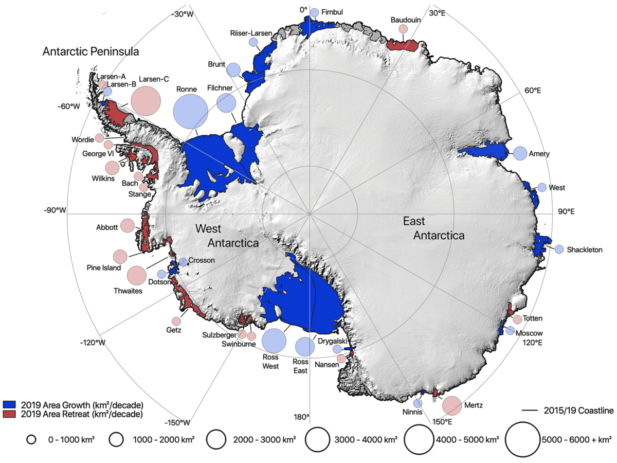 Scioglimento dei ghiacciai? Antartide cresciuto di oltre 5mila km2