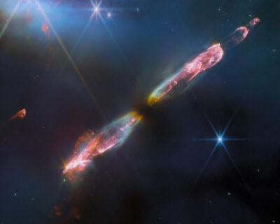 Il telescopio JWST ci mostra un’eccezionale foto di una “stella bambina”