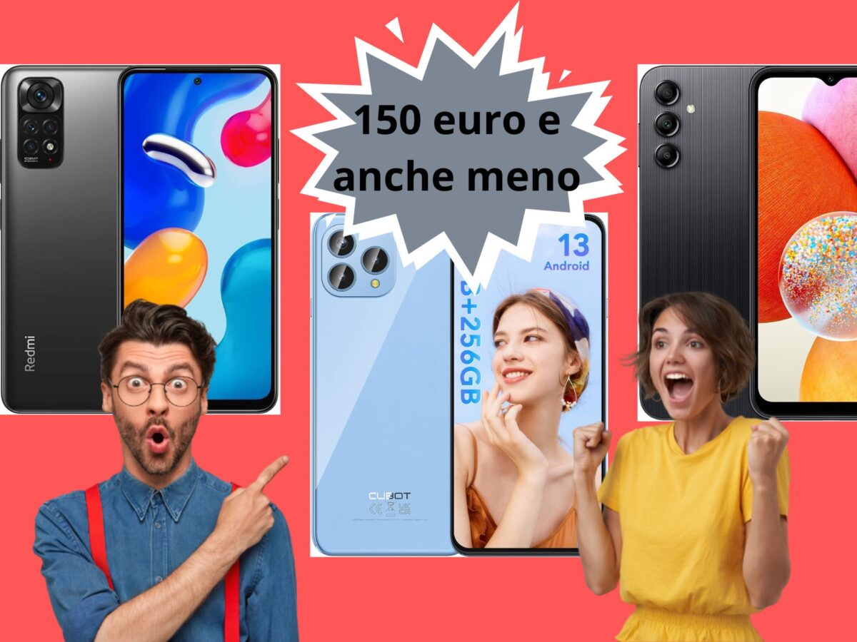 I cinque migliori smartphone sotto i 150 euro [2024]