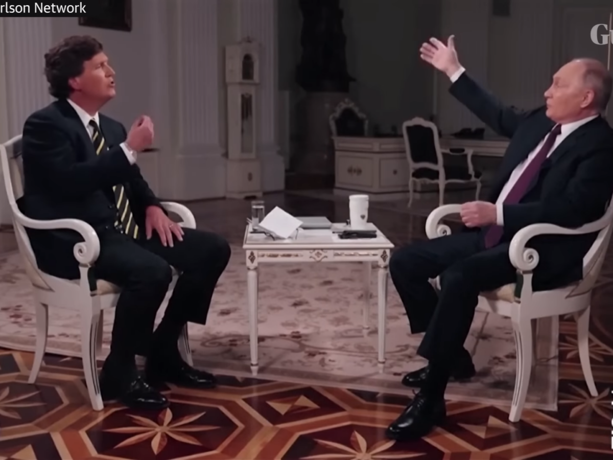 Putin intervistato da Carlson smonta tutte le fake dell’Occidente
