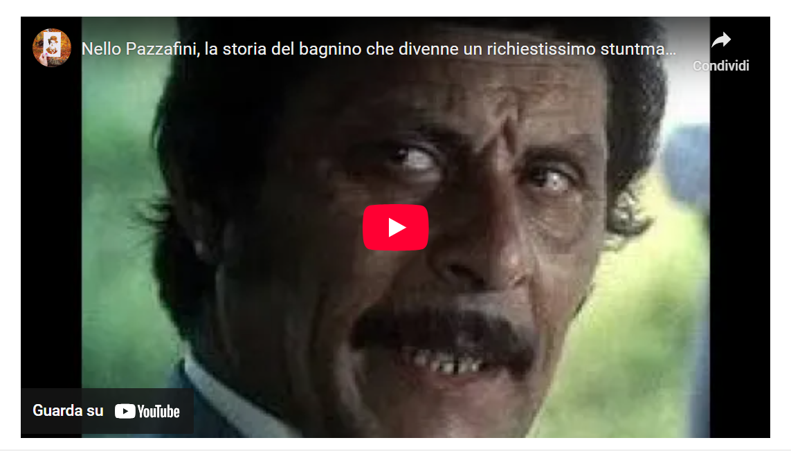 Nello Pazzafini, la storia del bagnino che divenne stuntman e caratterista