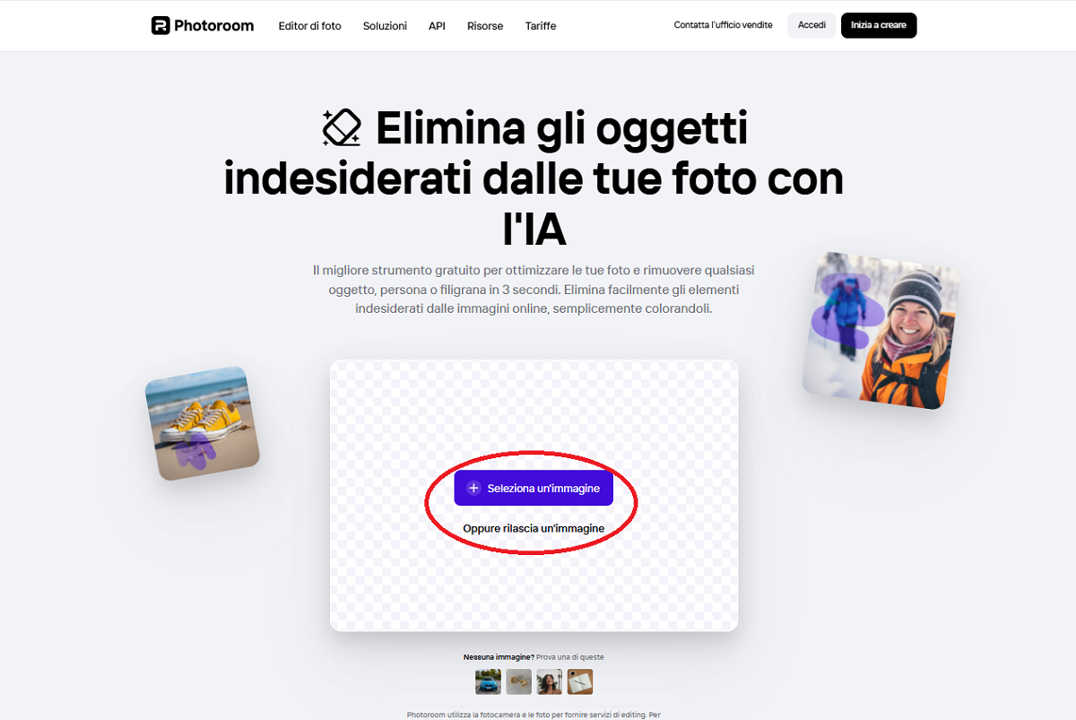 Come rimuovere persone e oggetti da una foto senza scaricare app Come rimuovere persone e oggetti da una foto senza scaricare app