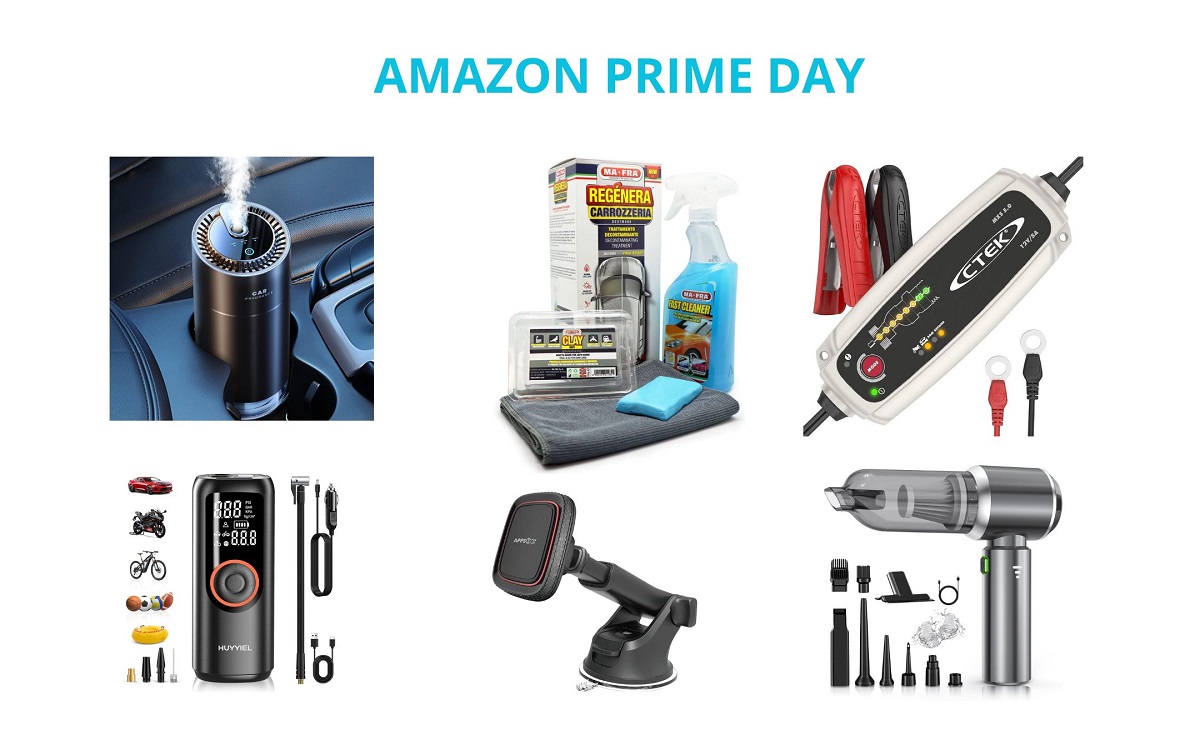 prime day amazon ecco 6 accessori per auto indispensabili