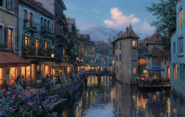 Evgeny Lushpin, il pittore della notte