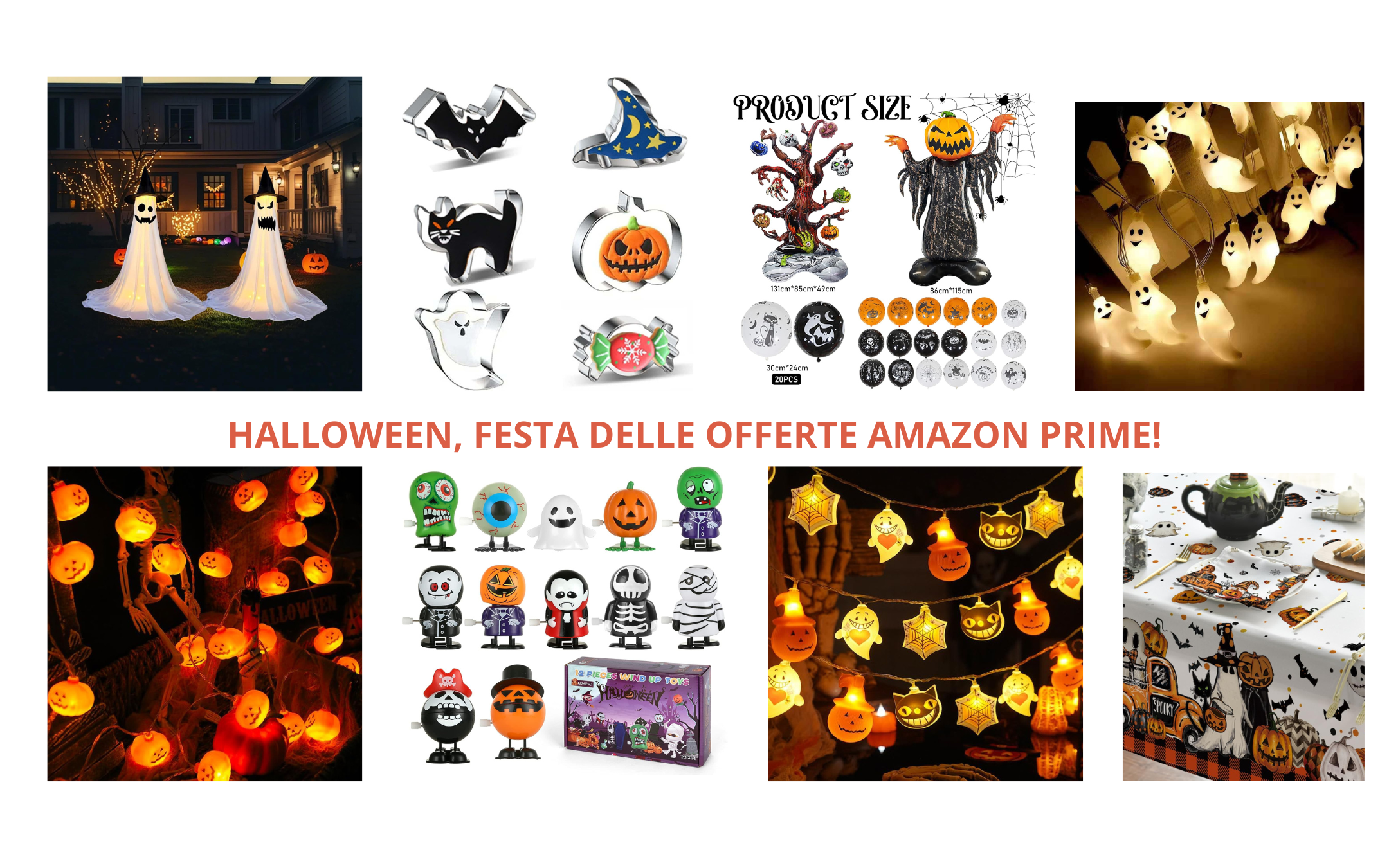 Festa offerte Amazon Prime: ecco 8 decorazioni per Halloween