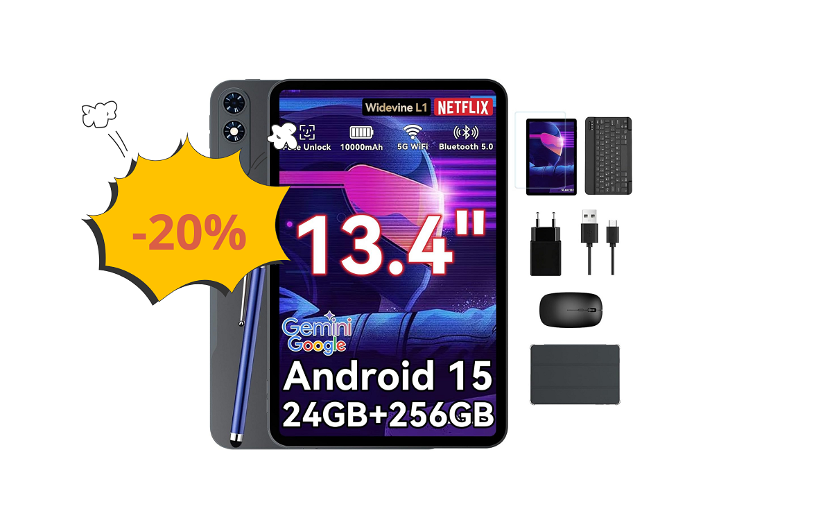 Questo potente tablet con tastiera, mouse e penna costa meno di 200€