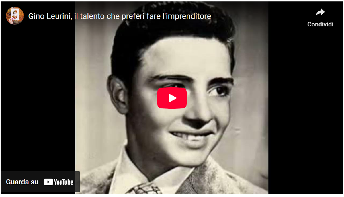 Gino Leurini, il talento che preferì fare l’imprenditore