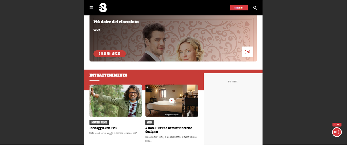 tv8 storia programmi