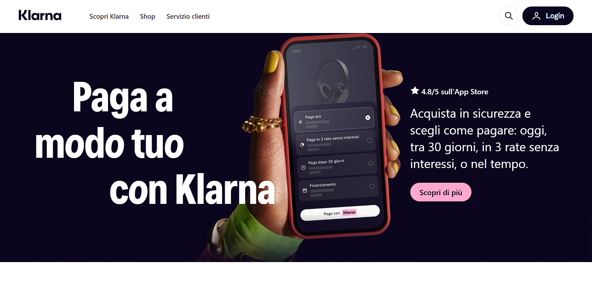 klarna cos'è come funziona costi rischi