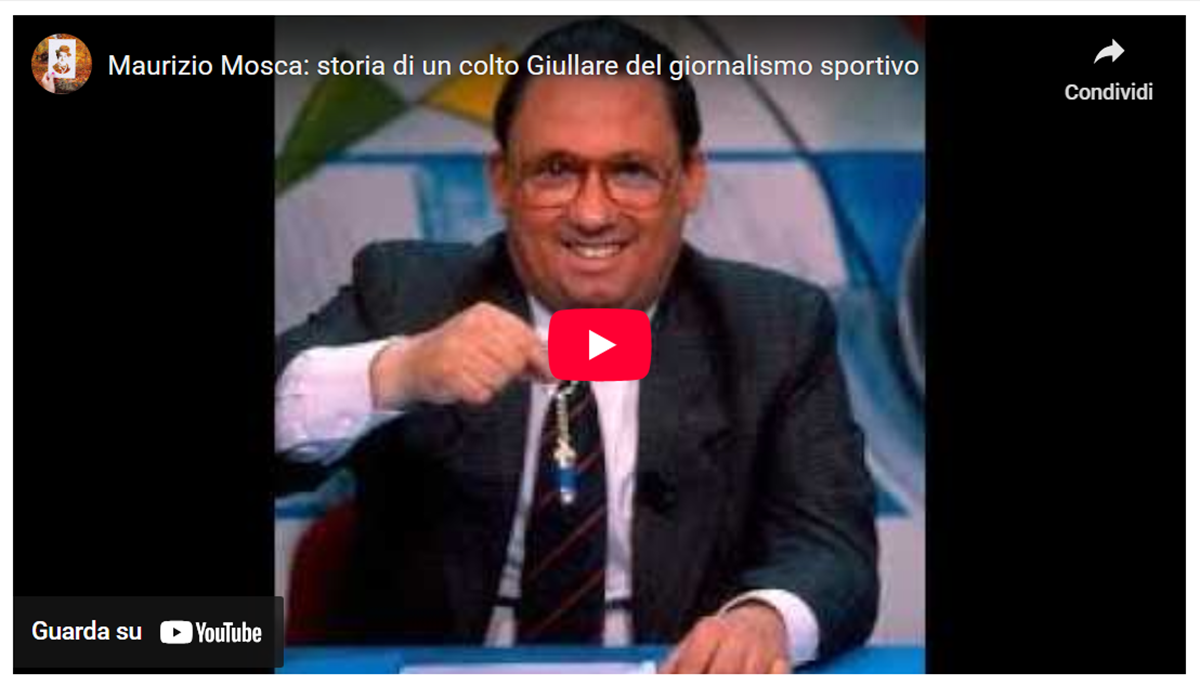 Maurizio Mosca: storia di un grottesco esperto di calcio