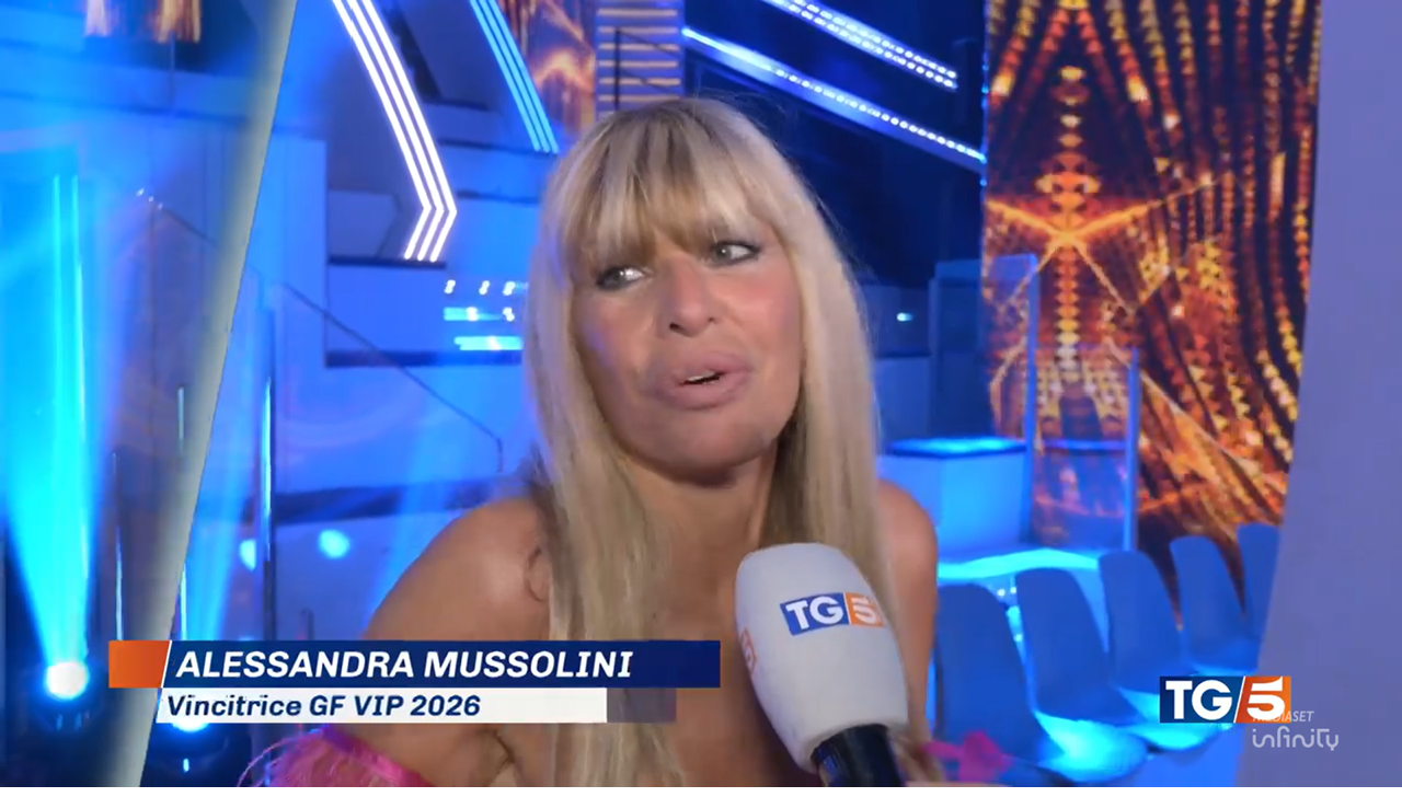 alessandra mussolini gf vip 2026